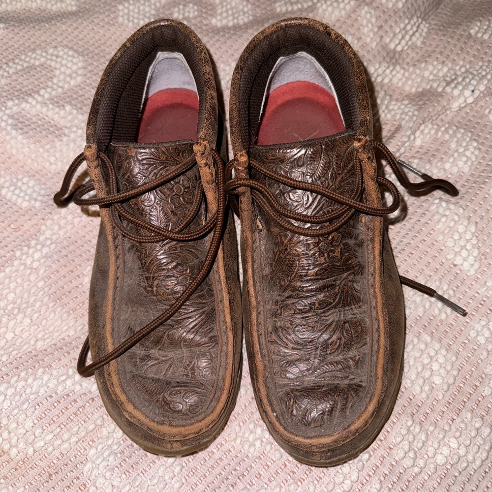 Twisted X Brown Leather Women's Shoes